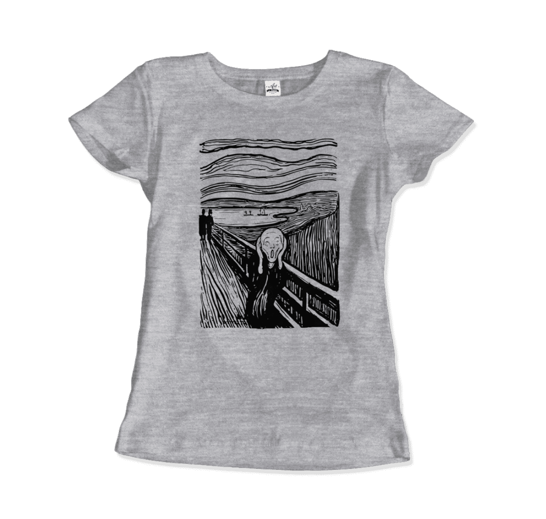 Edvard Munch - The Scream - Sketch Artwork T-Shirt