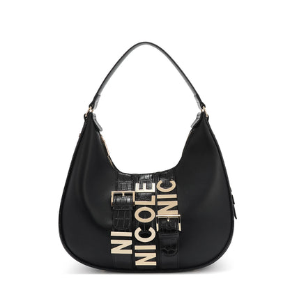 CALISTA BOLSO DE HOMBRO GRANDE (NEGRO)