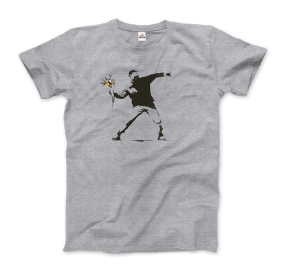 Banksy Flower Thrower Artwork T-Shirt