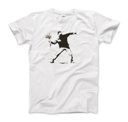 Banksy Flower Thrower Artwork T-Shirt