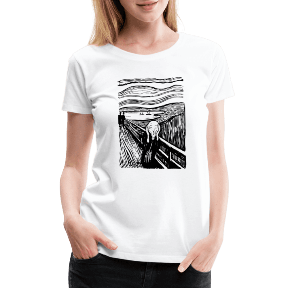 Edvard Munch - The Scream - Sketch Artwork T-Shirt