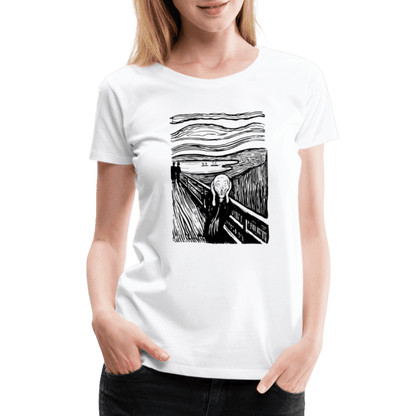Edvard Munch - The Scream - Sketch Artwork T-Shirt