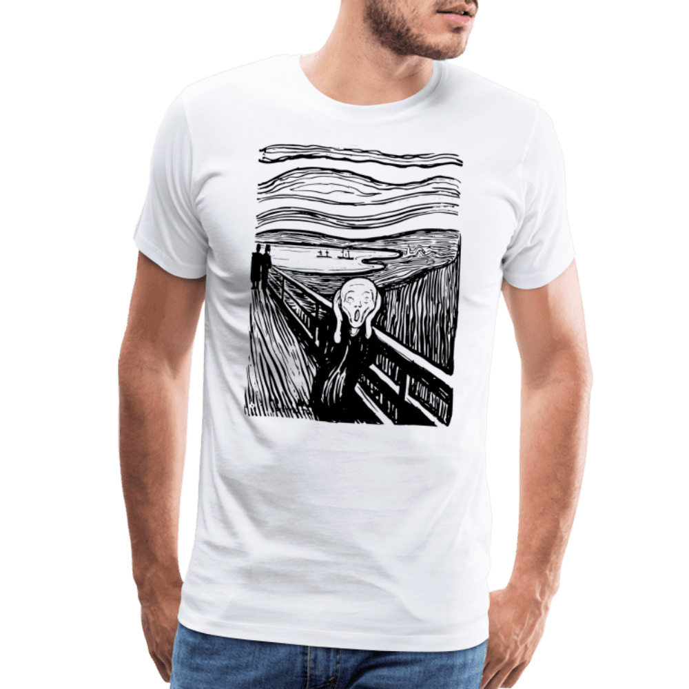 Edvard Munch - The Scream - Sketch Artwork T-Shirt