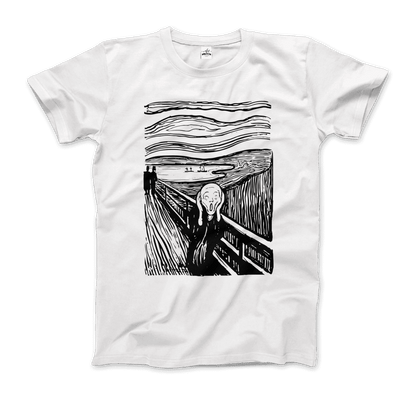 Edvard Munch - The Scream - Sketch Artwork T-Shirt
