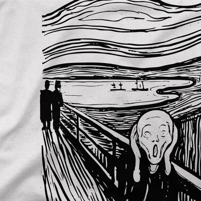 Edvard Munch - The Scream - Sketch Artwork T-Shirt