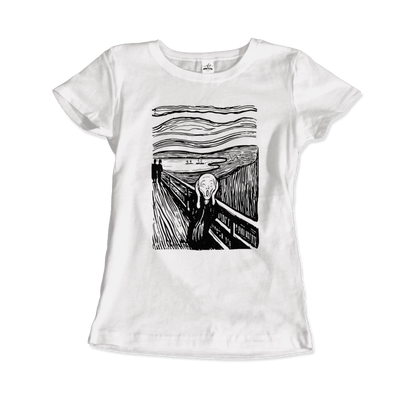 Edvard Munch - The Scream - Sketch Artwork T-Shirt
