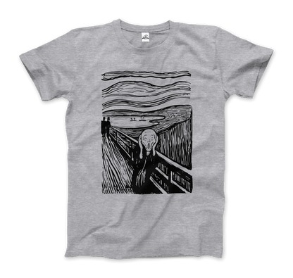 Edvard Munch - The Scream - Sketch Artwork T-Shirt