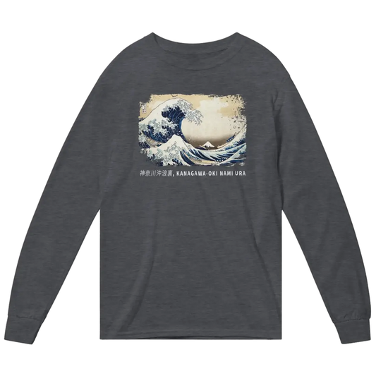 Hokusai - The Great Wave off Kanagawa Artwork Long Sleeve Shirt
