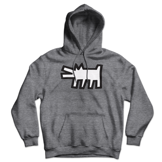 The Barking Dog Icon, 1990 Street Art Hoodie